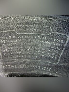 Vintage Coach Legacy Studio Flap Bag.